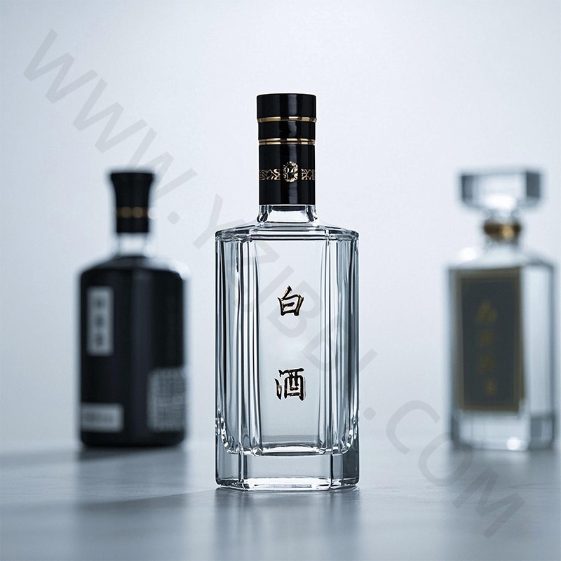 晶白酒瓶-005  